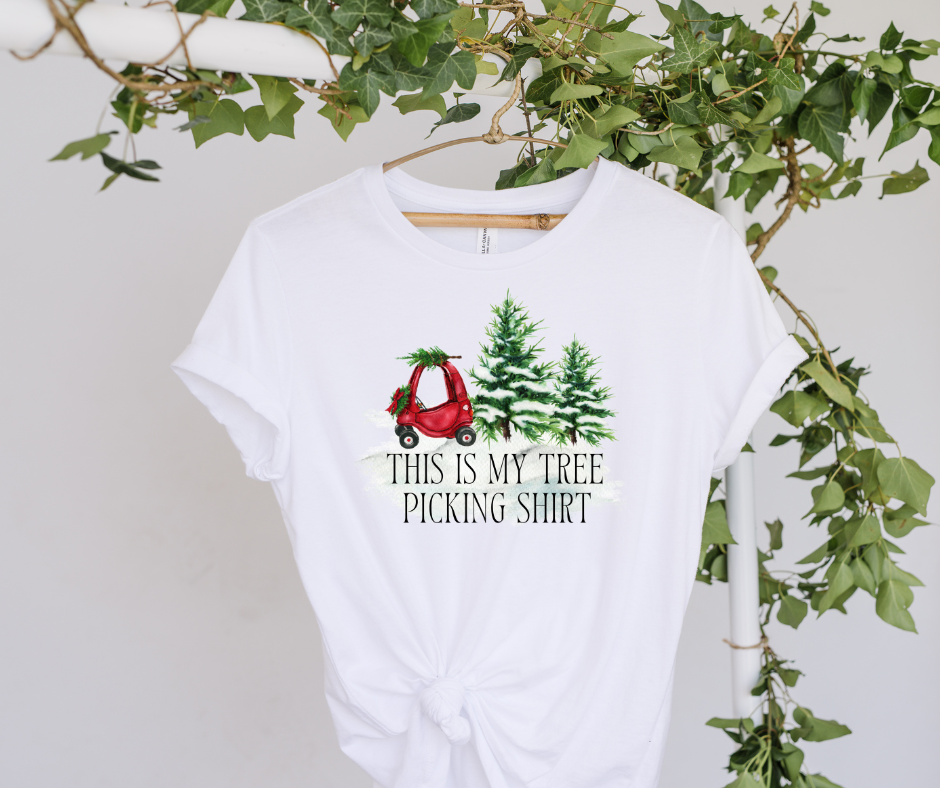 My tree picking shirt (all sizes)