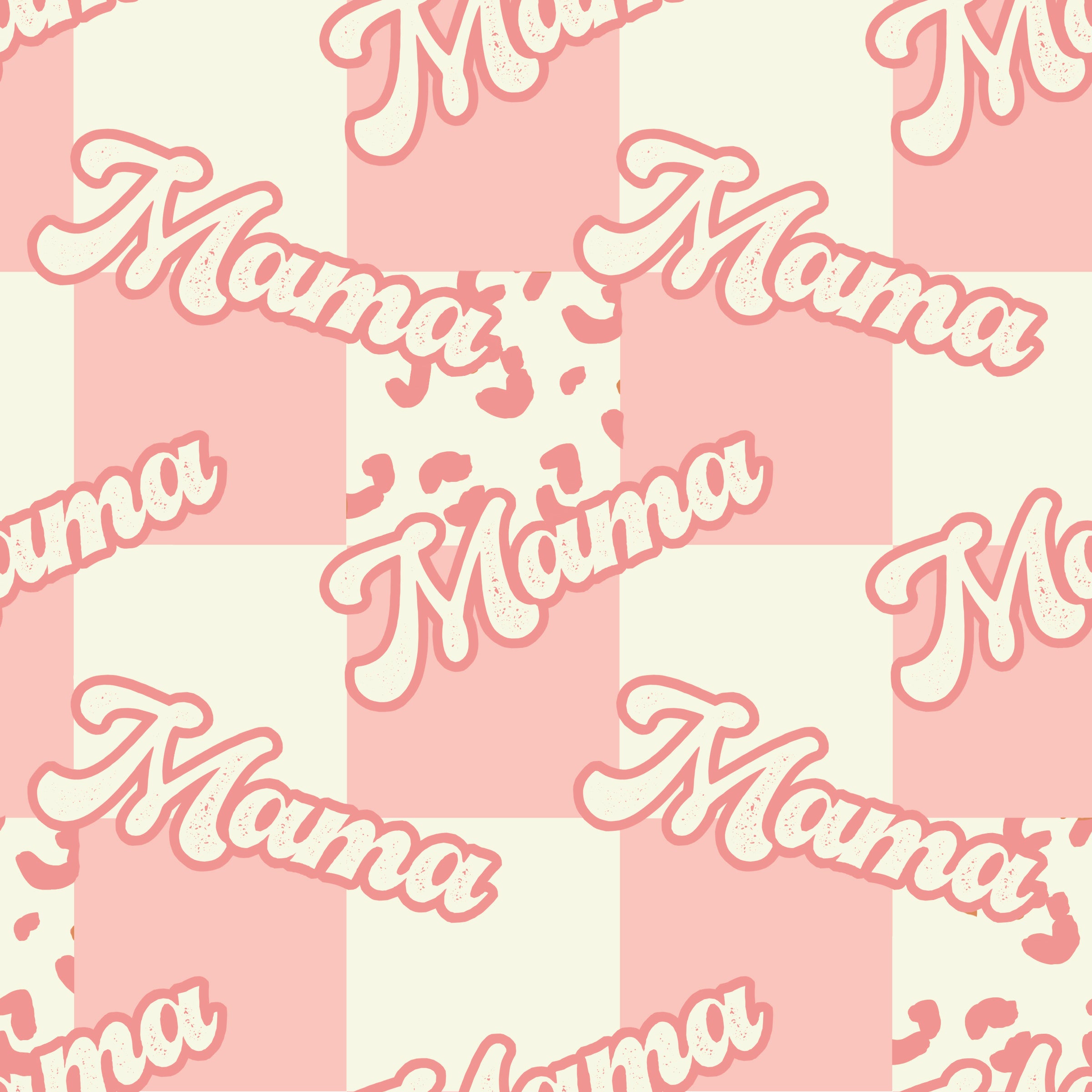 Mama & Mini checkered