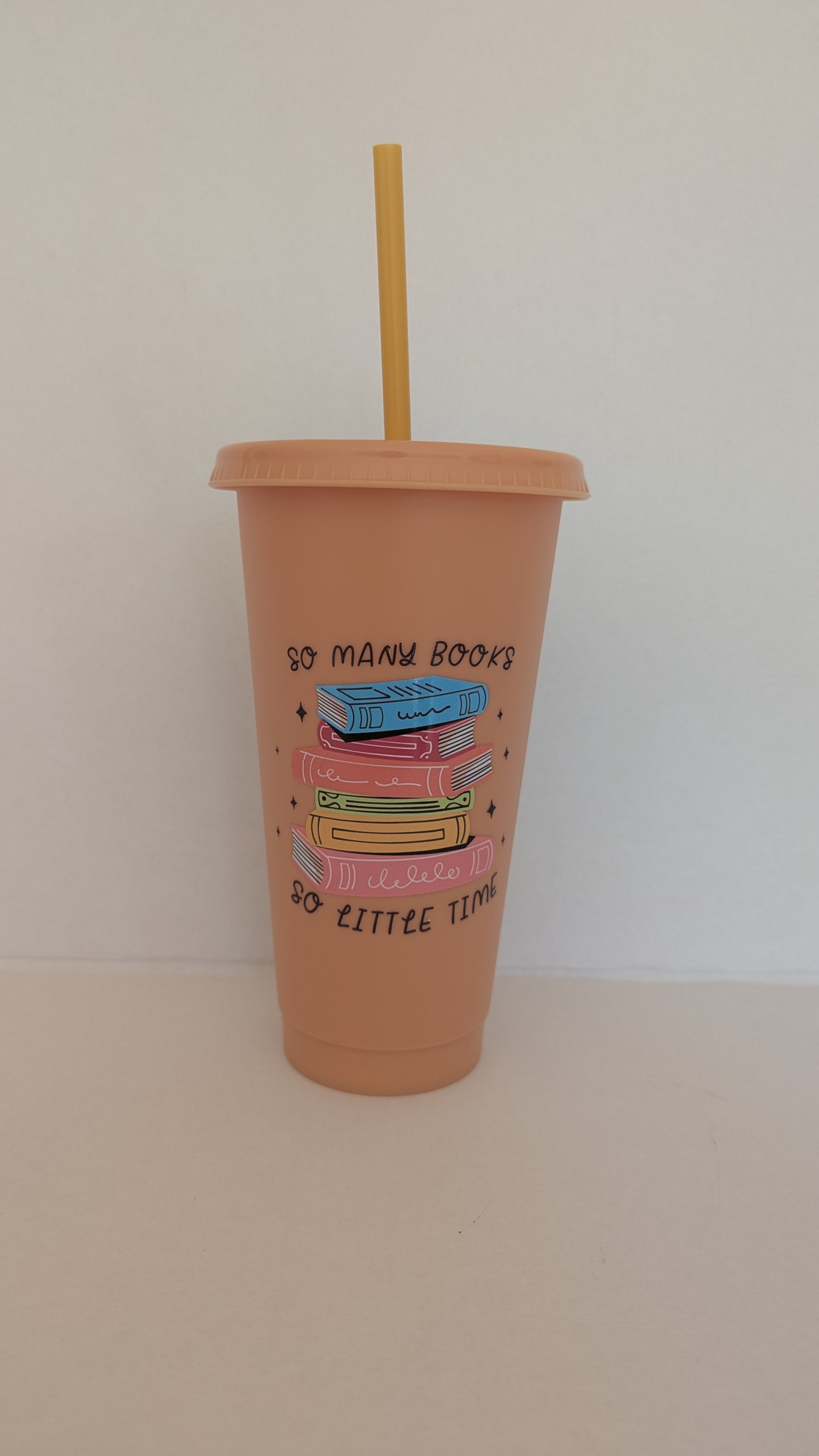 So many books 24oz cold cup