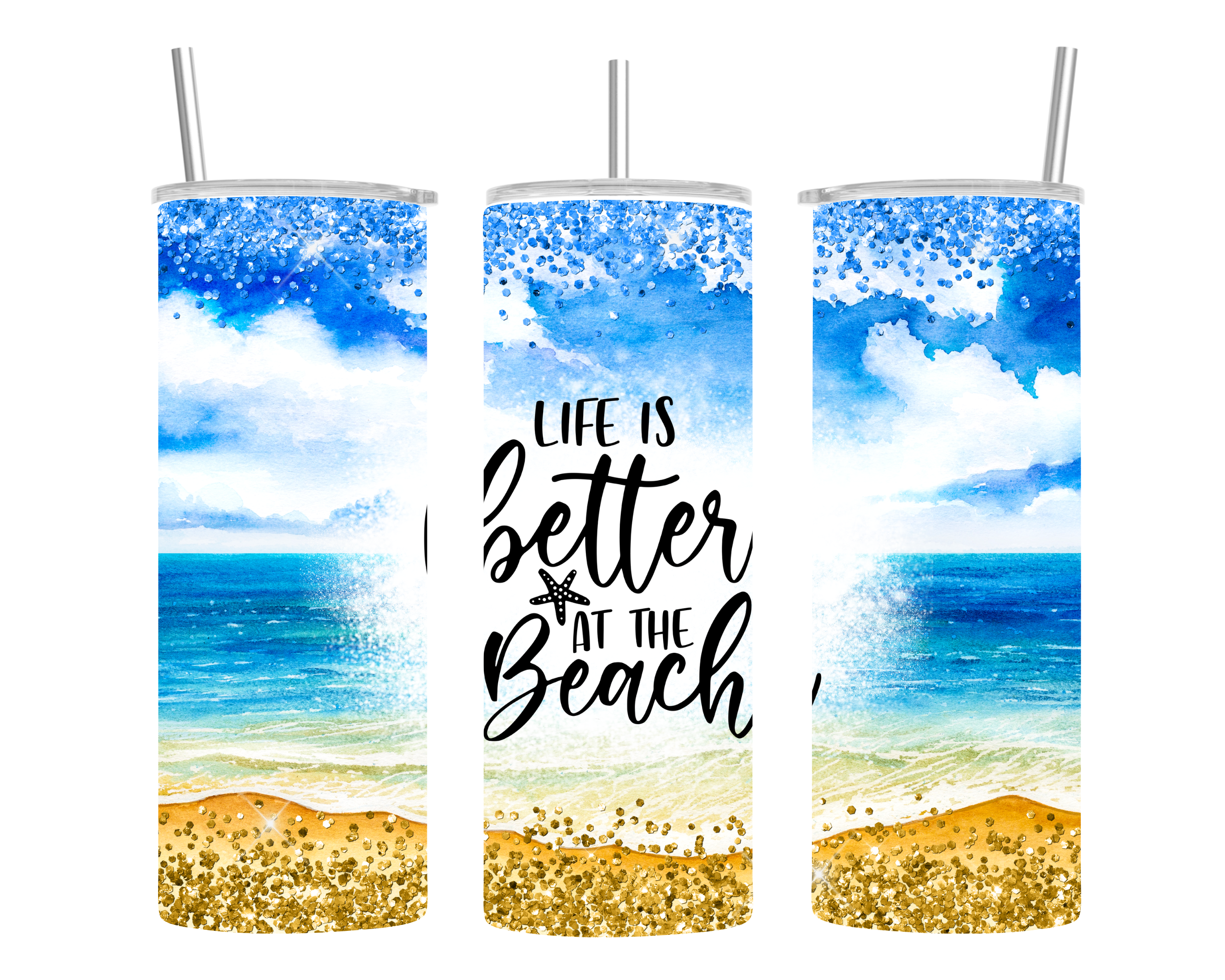 Tumbler- Summer/beach designs