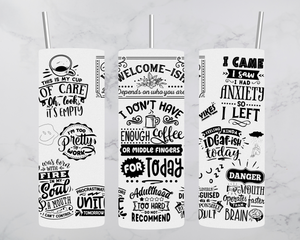 Tumbler Adult Humour Designs