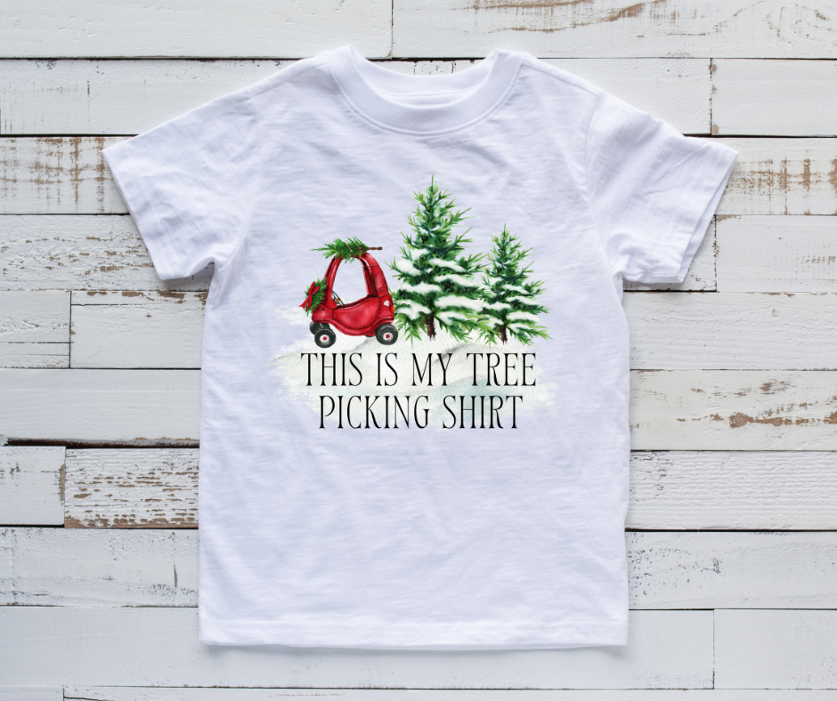 My tree picking shirt (all sizes)
