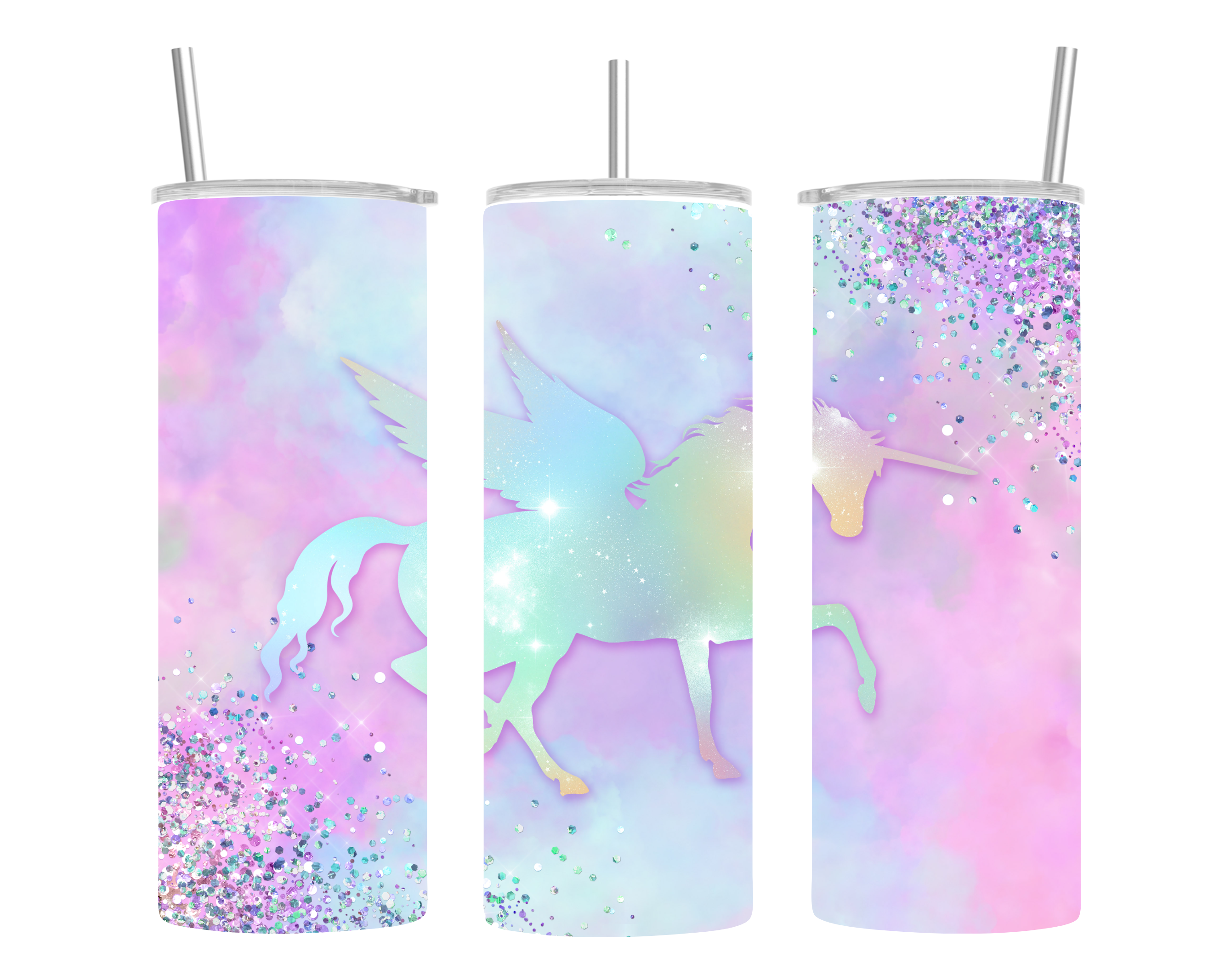 Tumblers- Glitter designs