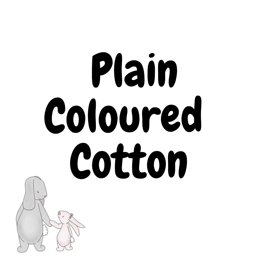 Plain coloured cottons