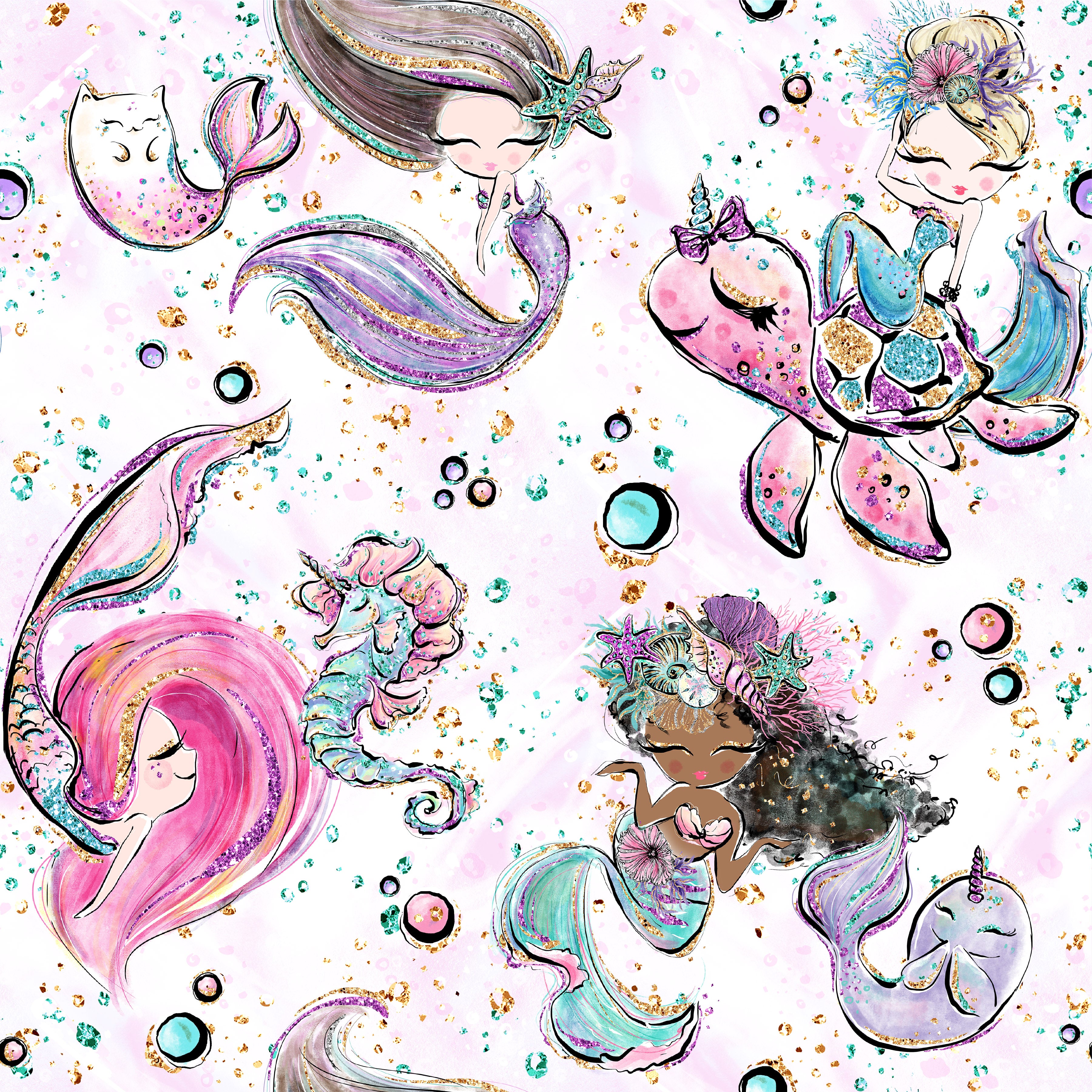 Mermaids (12 designs)