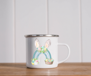 Easter Enamel Mug Blue